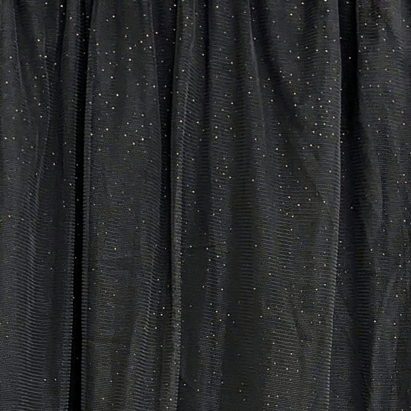 NWOT Mango Long Tulle Skirt with Metallic Gold Speckles Throughout - size L - Picture 4 of 4